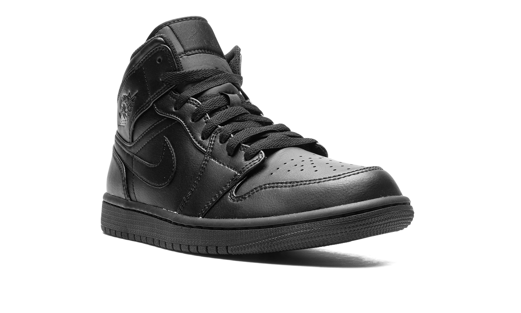 Air Jordan 1 Mid Triple Black 554724 093