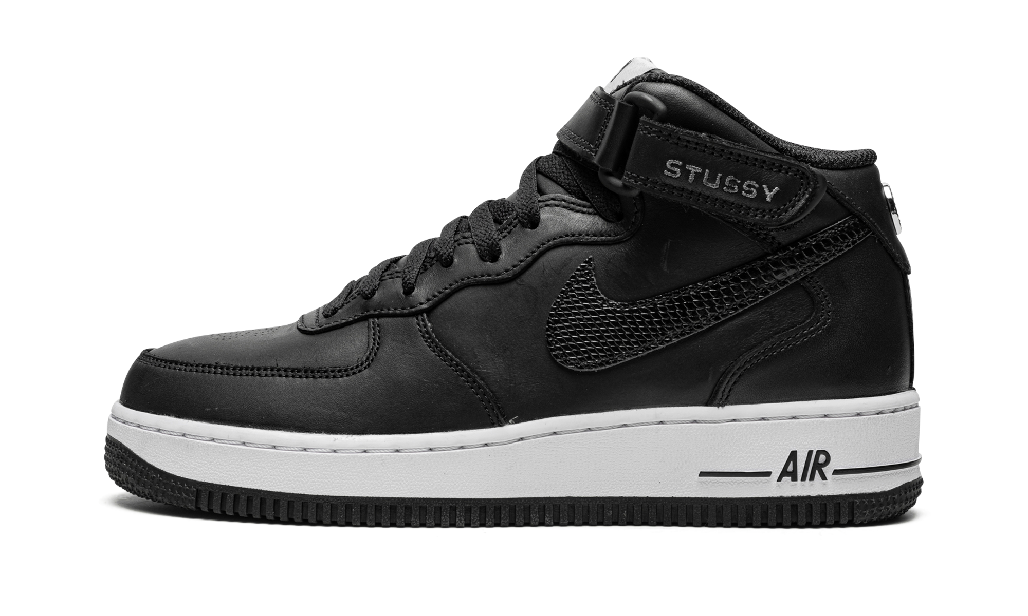 Nike Air Force 1 Mid Stussy - Black DJ7840 001