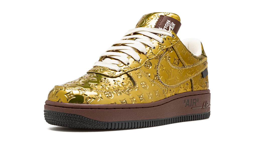 Nike Louis Vuitton Air Force 1 Low Virgil Abloh - Metallic Gold 1A9VG3