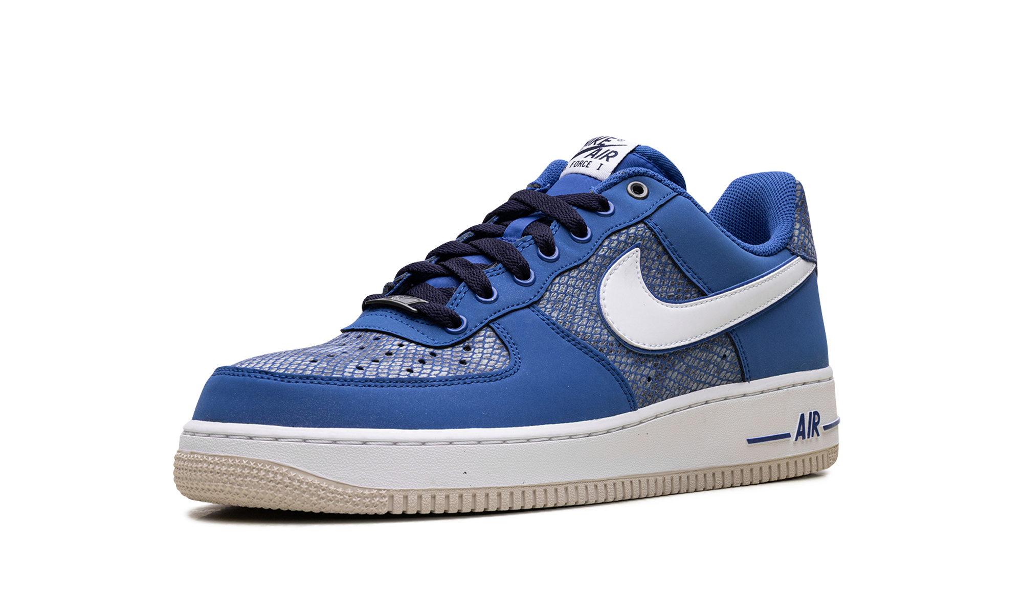 Nike Air Force 1 Snake Skin Blue 488298 410
