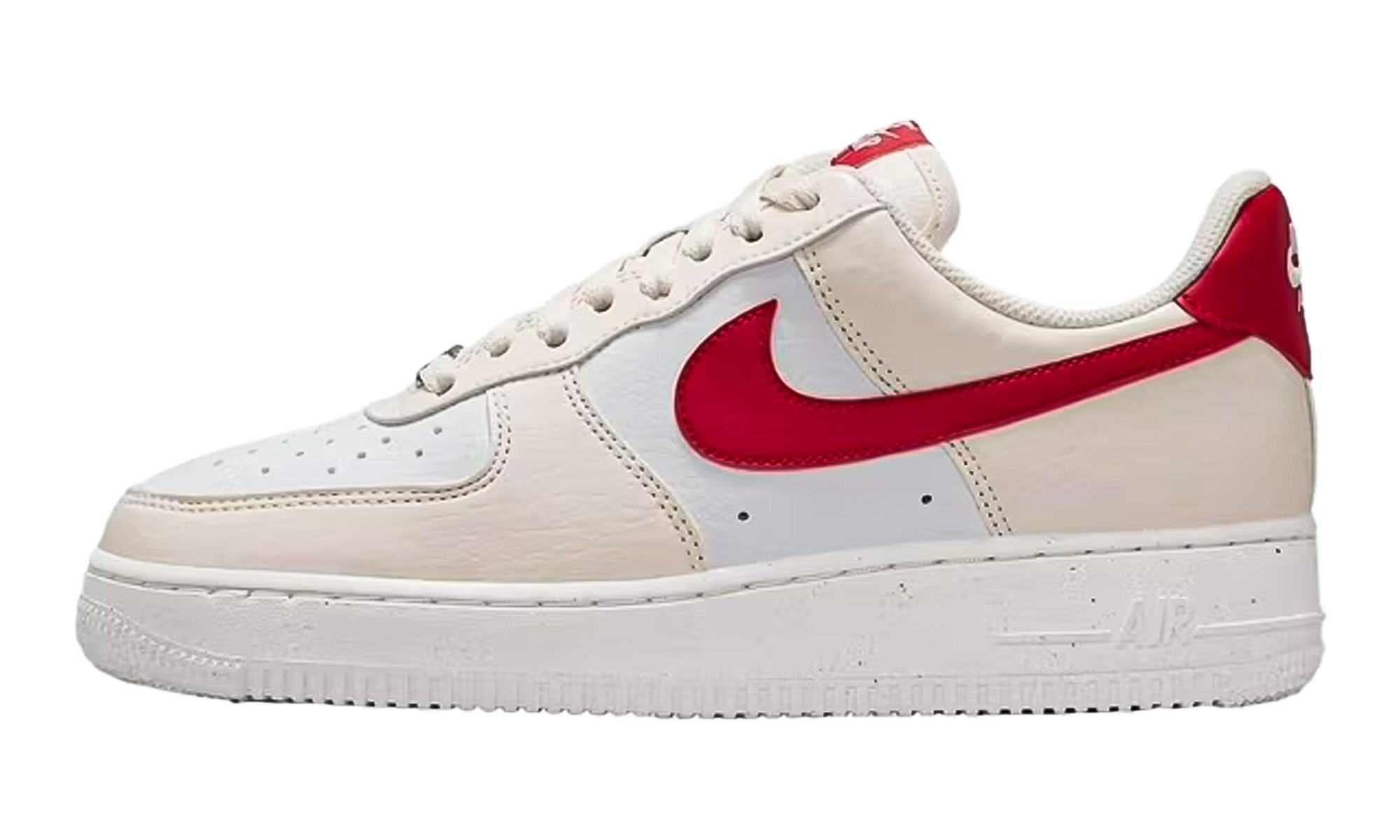 Nike Air Force 1 Low '07 WMNS Next Nature Pale Ivory University Red DC9486 109