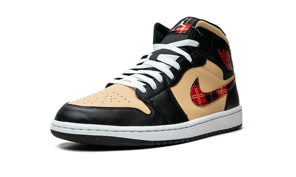 Air Jordan 1 Mid SE Tartan Swoosh DZ5329 001