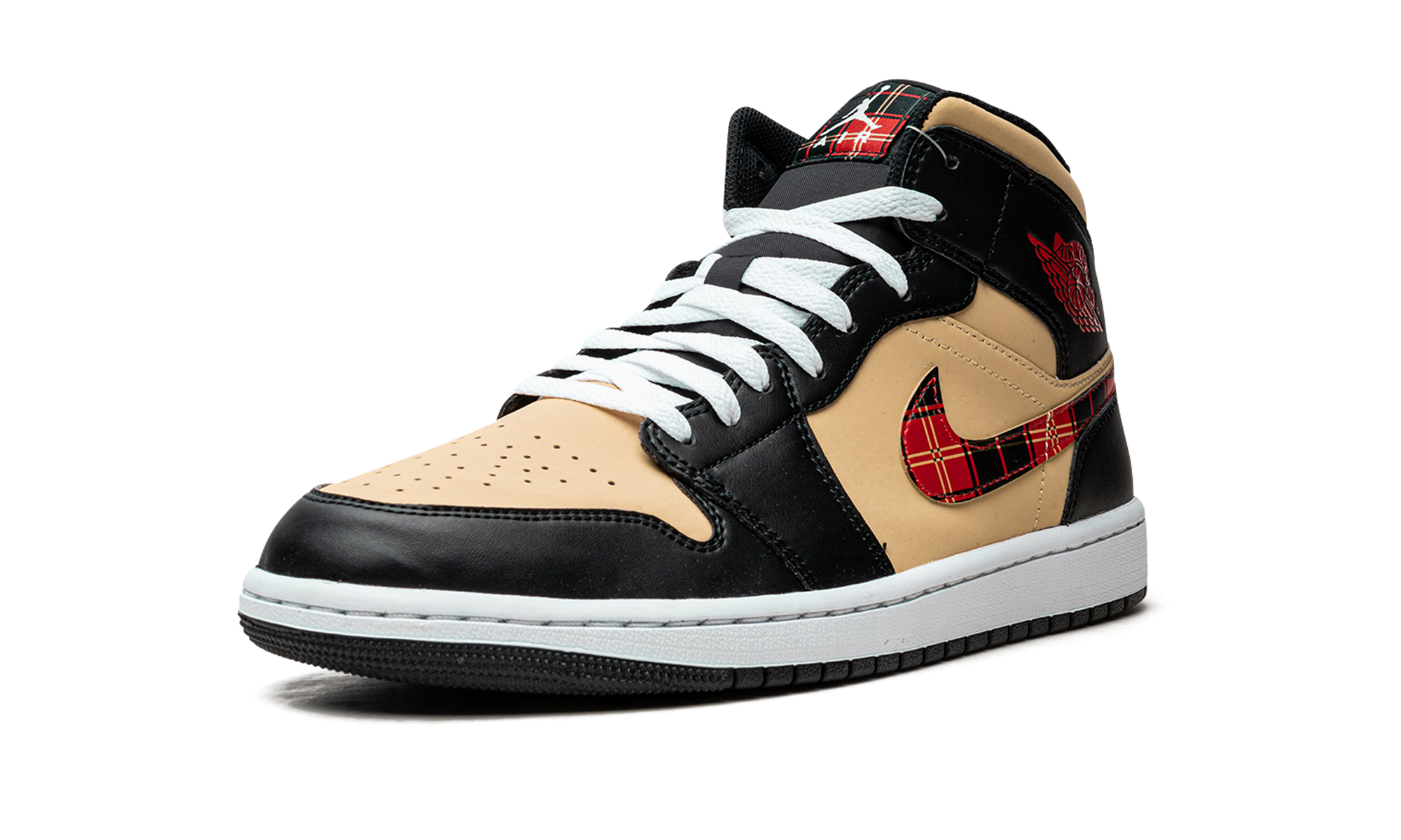 Air Jordan 1 Mid SE Tartan Swoosh DZ5329 001