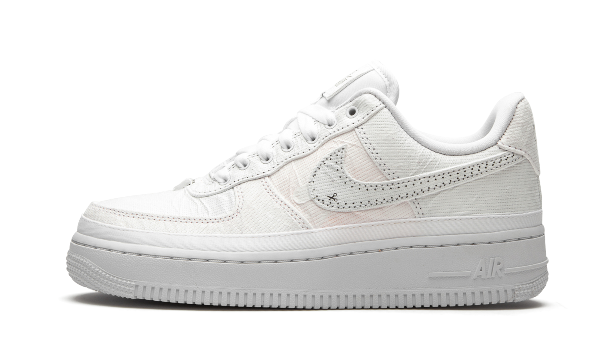 Nike AIR FORCE 1 LO LX WMNS Reveal - Black Swoosh CJ1650 100