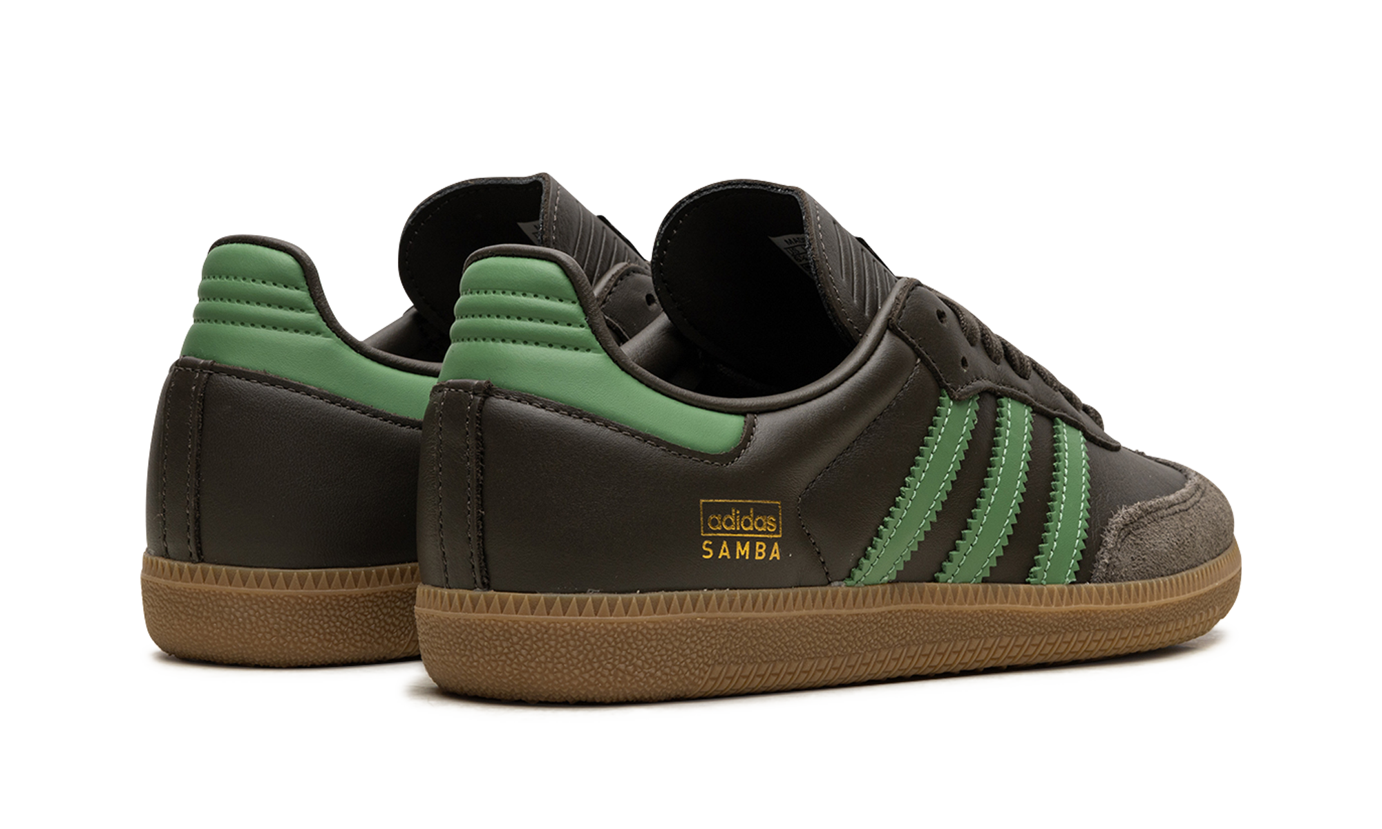 Adidas SAMBA OG Green and Brown IG6175