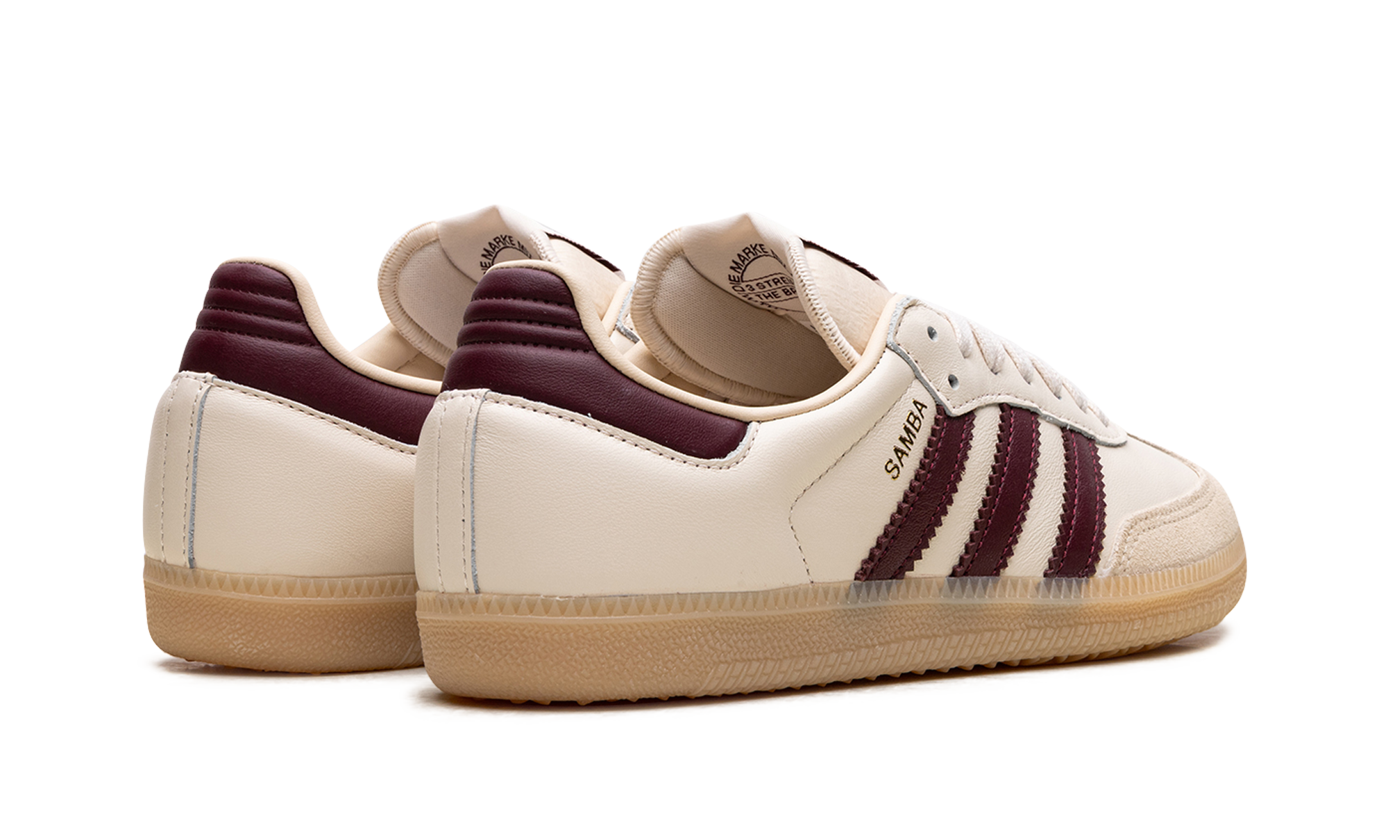 Adidas Samba OG Cream White / Burgundy JS3830