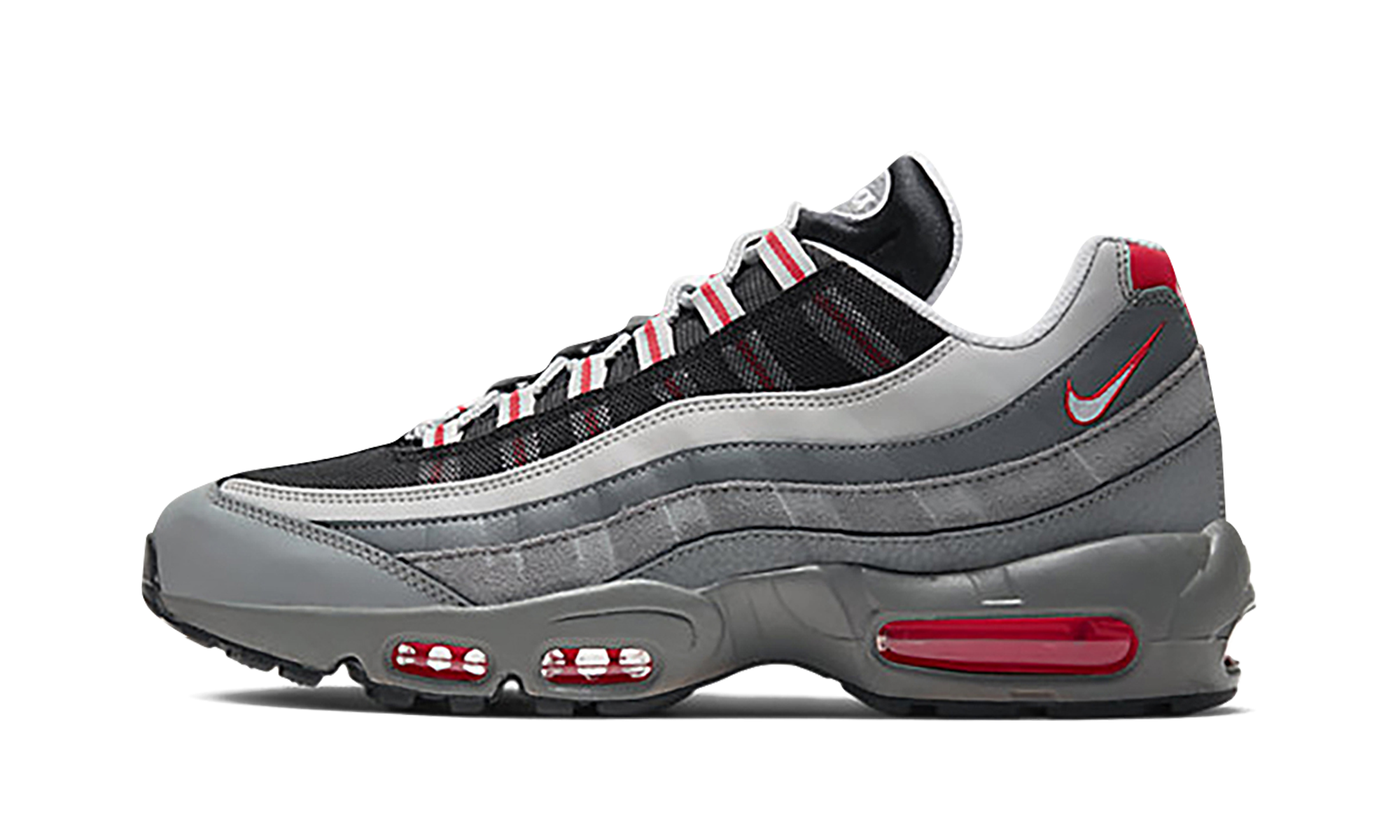 Nike Air Max 95 Essential Particle Grey / Track Red CI3705 600