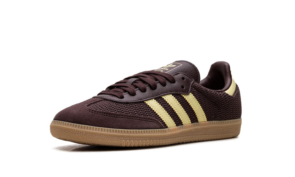 Adidas Samba OG WMNS Shadow Brown Powder Yellow JR8167