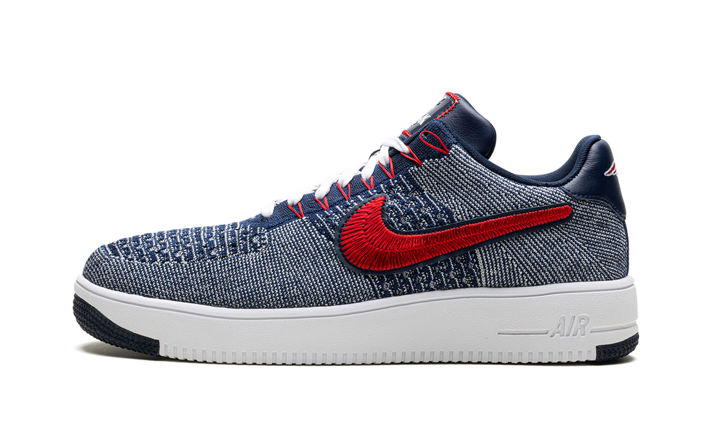 Nike Air Force 1 Ultra Flyknit Low Patriots Robert Kraft Wolf Grey FV4079 012