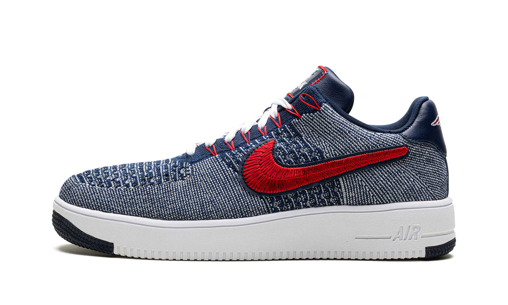 Nike Air Force 1 Ultra Flyknit Low Patriots Robert Kraft Wolf Grey FV4079 012