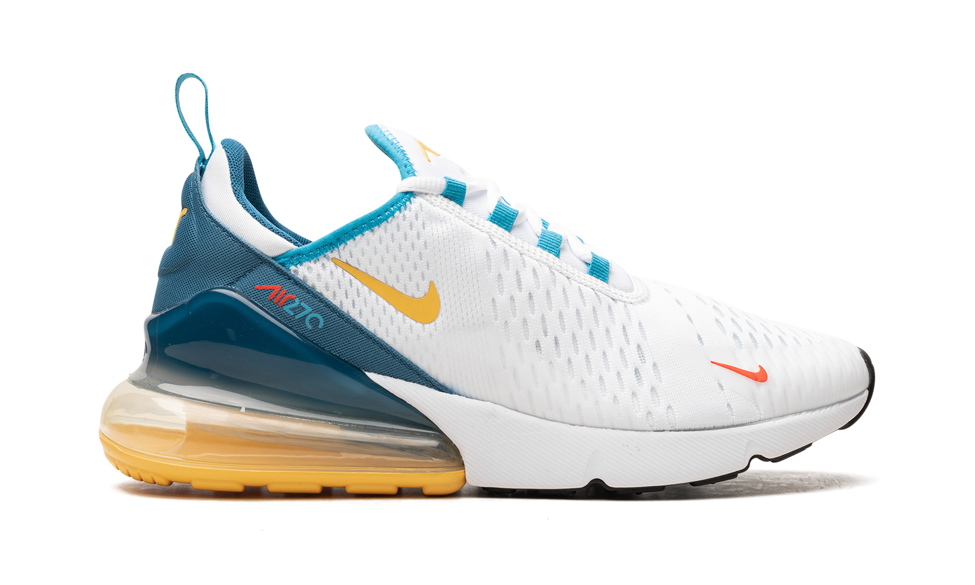 Nike Air Max 270 White Industrial Blue Citron Pulse FJ4000 100