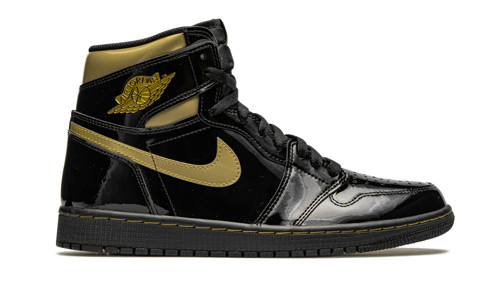 Air Jordan 1 Retro High OG Black Metallic Gold 555088 032