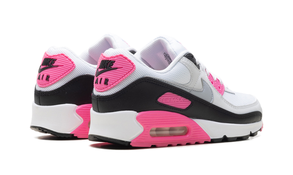 Nike Air Max 90 WMNS White Pink Glow Wolf Grey IM4613 100