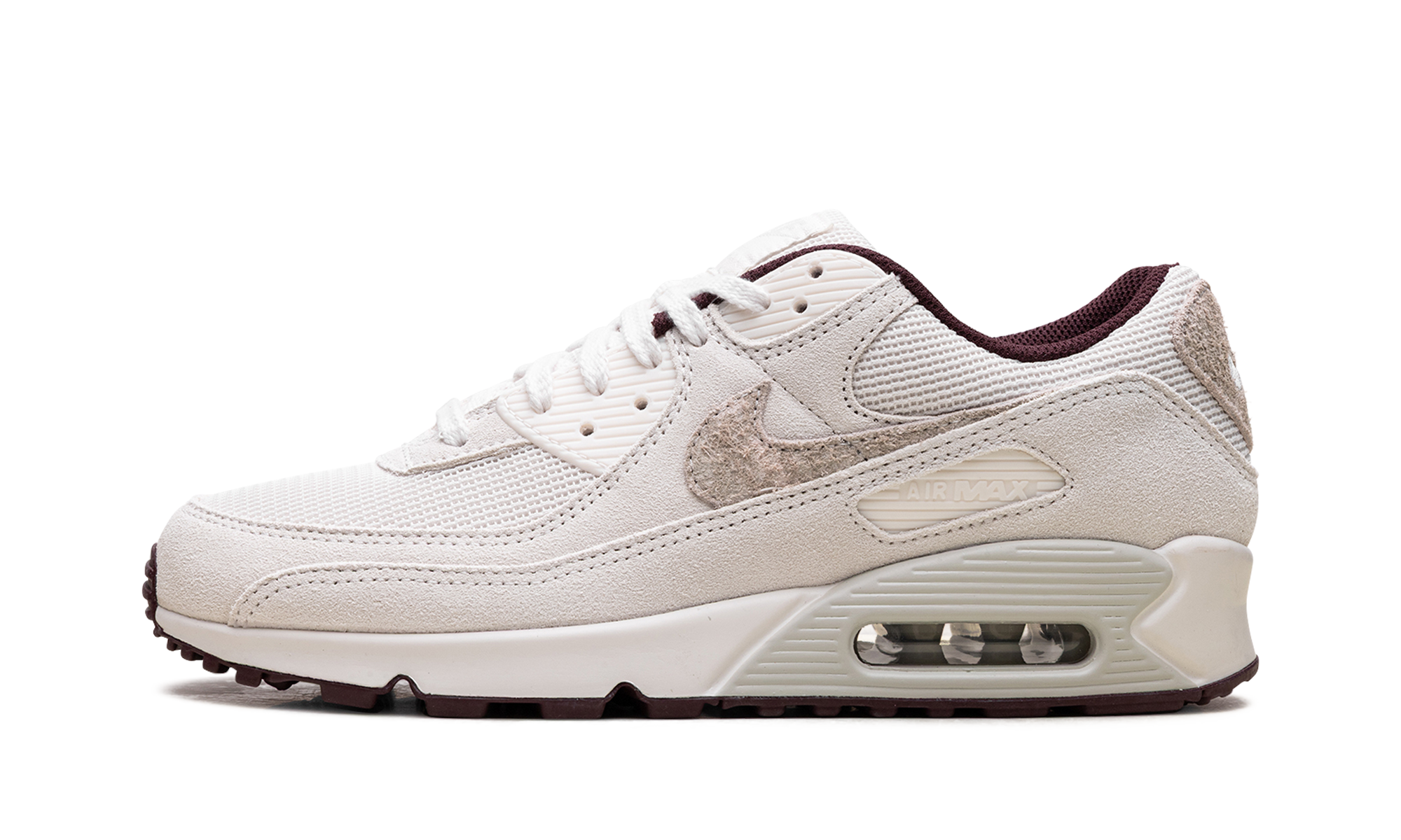 Nike Air Max 90 PRM Sail Burgundy Crush HQ1712 001
