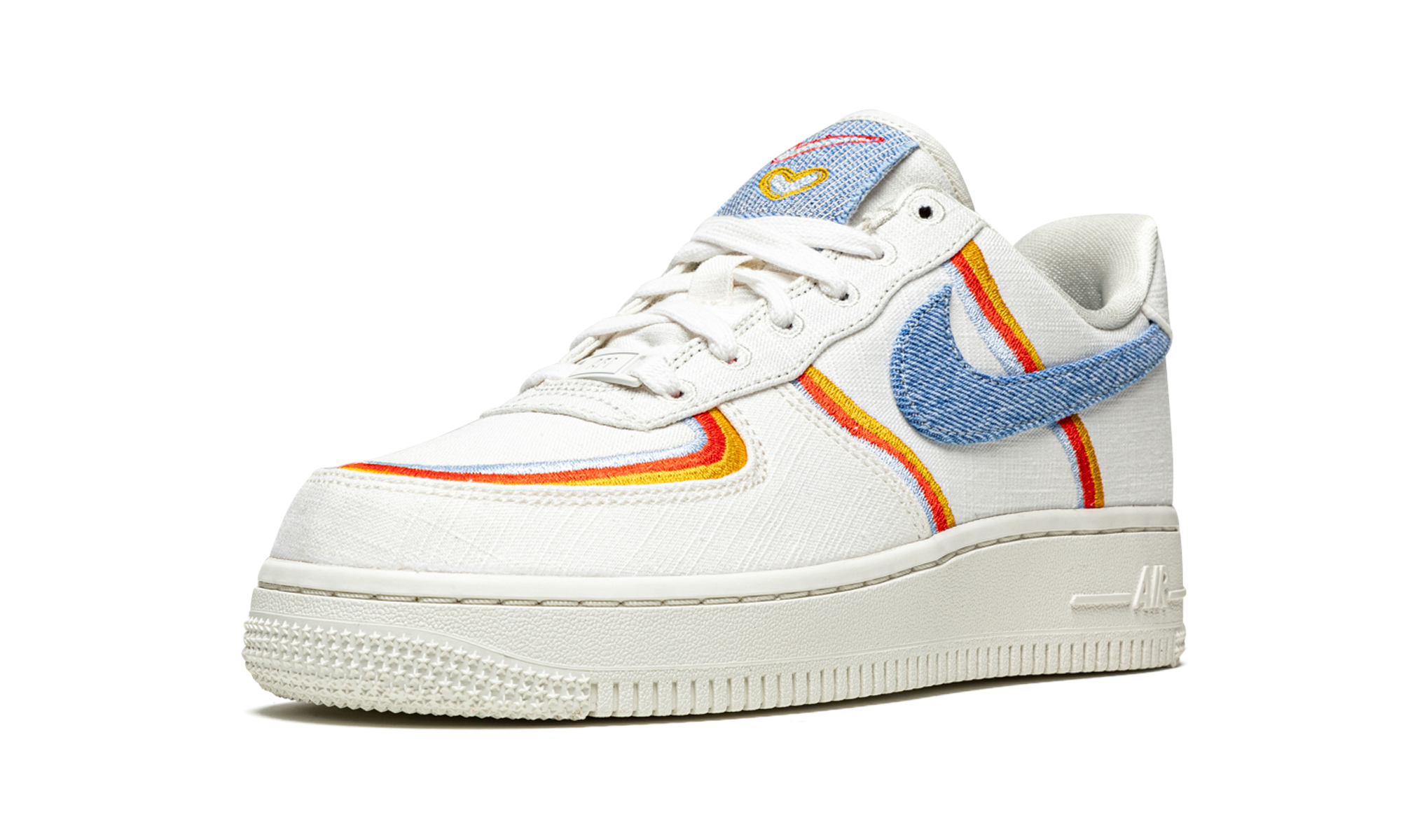 Nike AIR FORCE 1 '07 LV8 MNS WMNS Denim Swoosh DJ4655 133