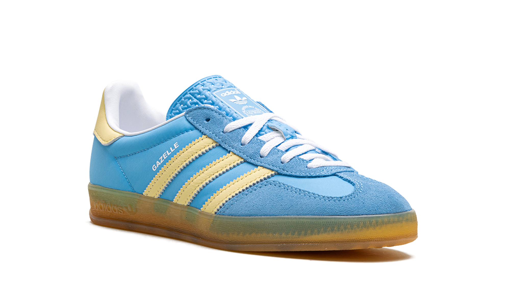 Adidas Gazelle Indoor WMNS Semi Blue Burst Almost Yellow IE2960