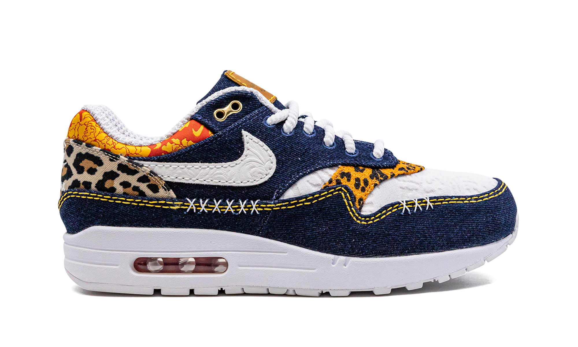 Nike Air Max 1 PRM Denim Leopard FJ4452 432