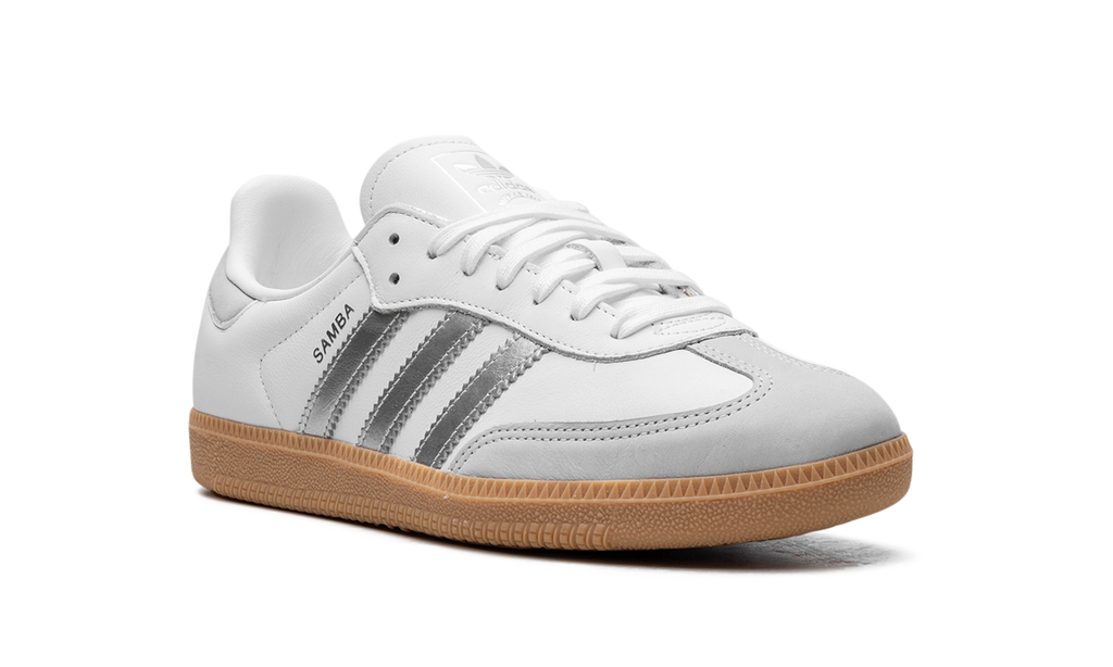 Adidas Samba OG WMNS White Silver Metallic Grey JI2725