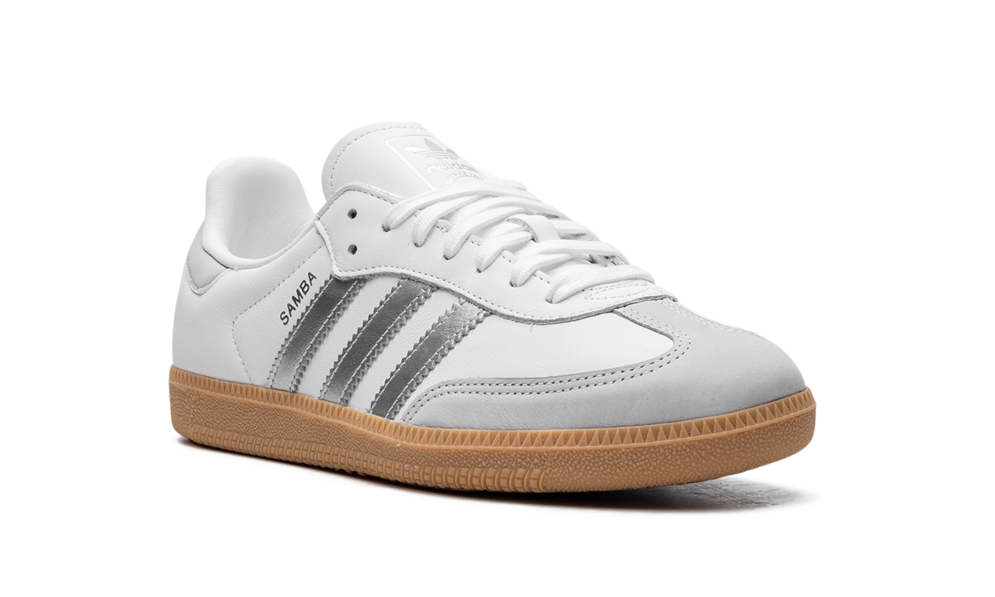 Adidas Samba OG WMNS White Silver Metallic Grey JI2725