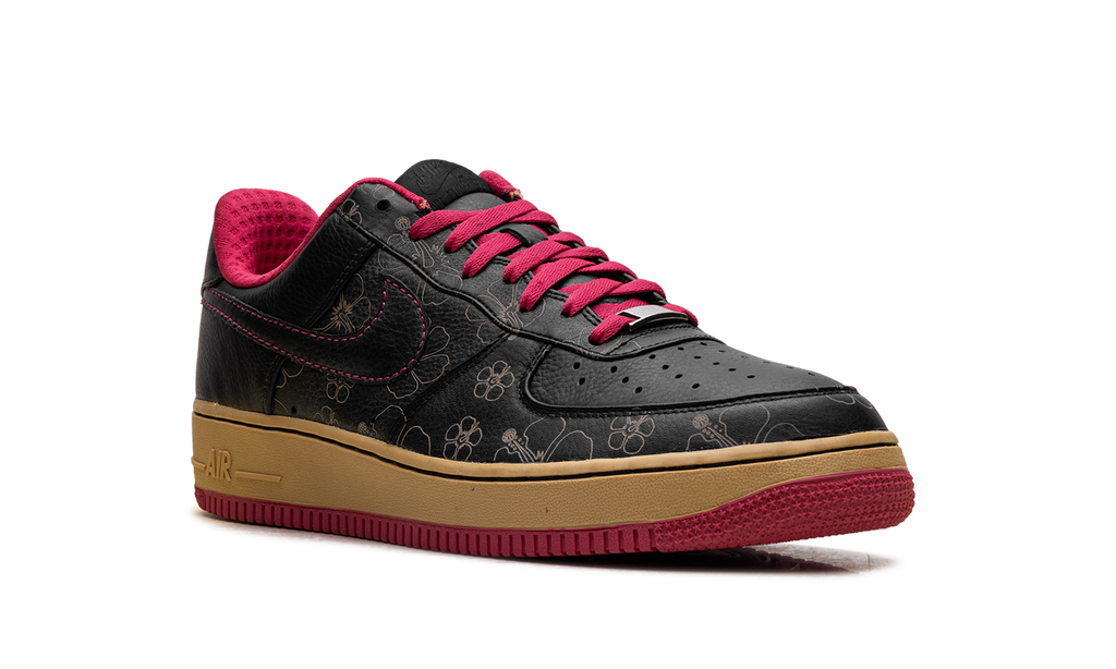 Nike Air Force 1 Premium '07 Black/Black-Cerise-Metallic Gold 315180 001