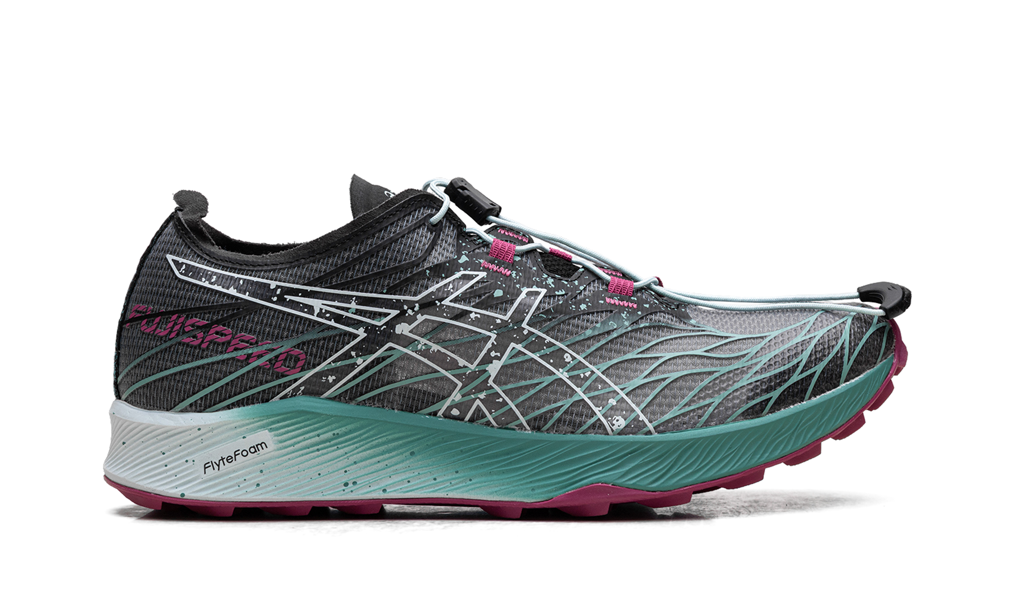 Asics FUJI SPEED WMNS BLACK SOOTHING SEA 1012B176 001
