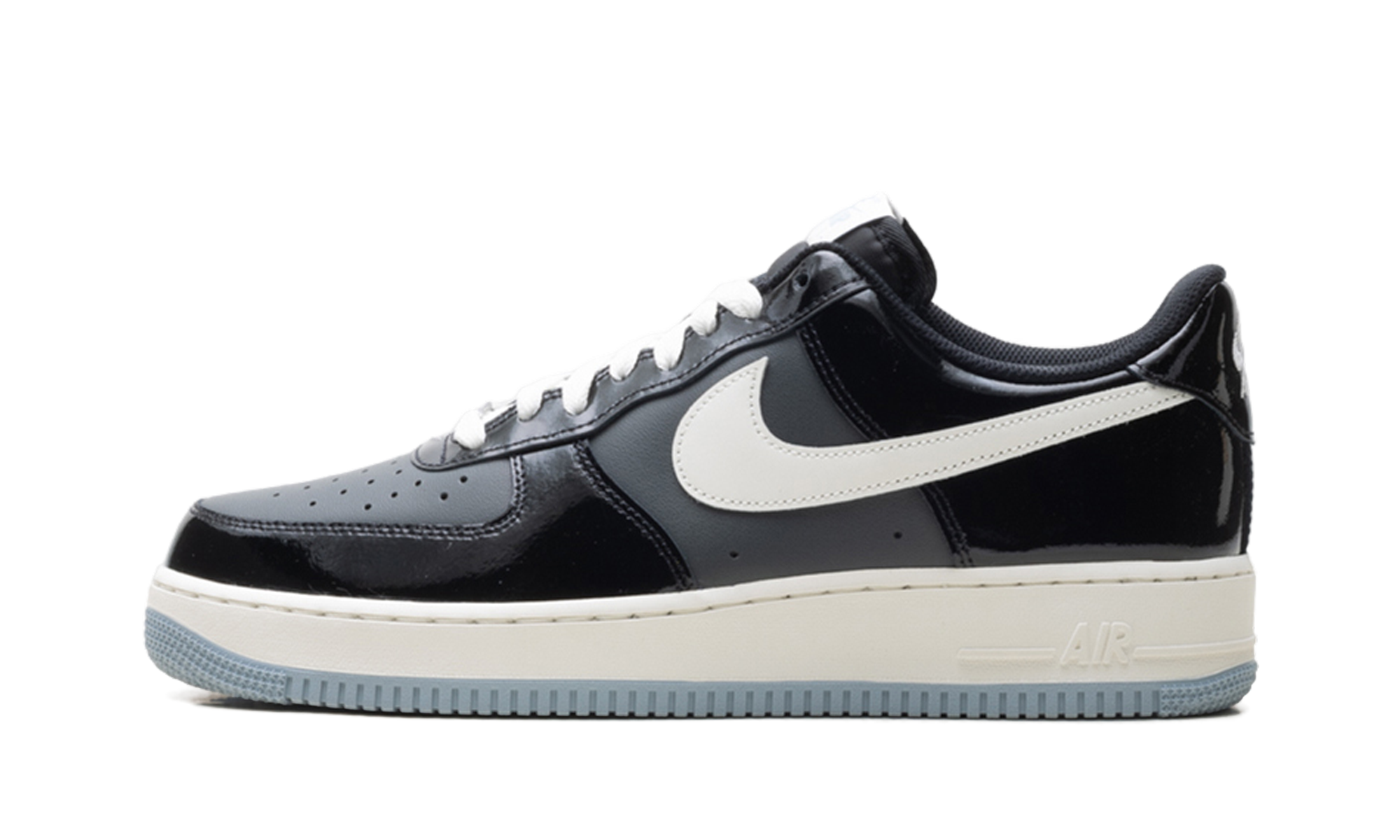 Nike Air Force 1 Low Black Iron Grey Patent IB7676 001