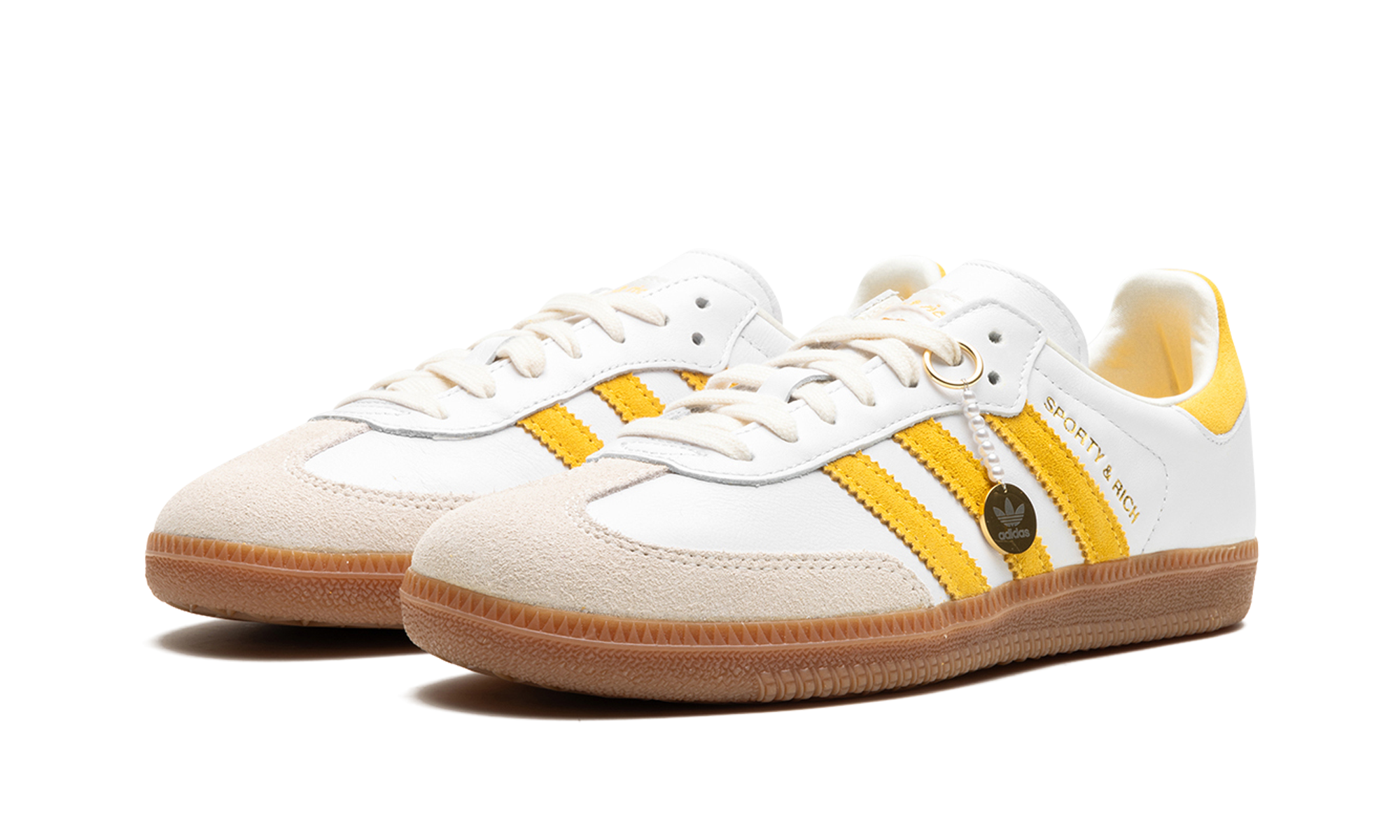 Adidas Samba OG SPORTY & RICH - White Bold Gold IF5661