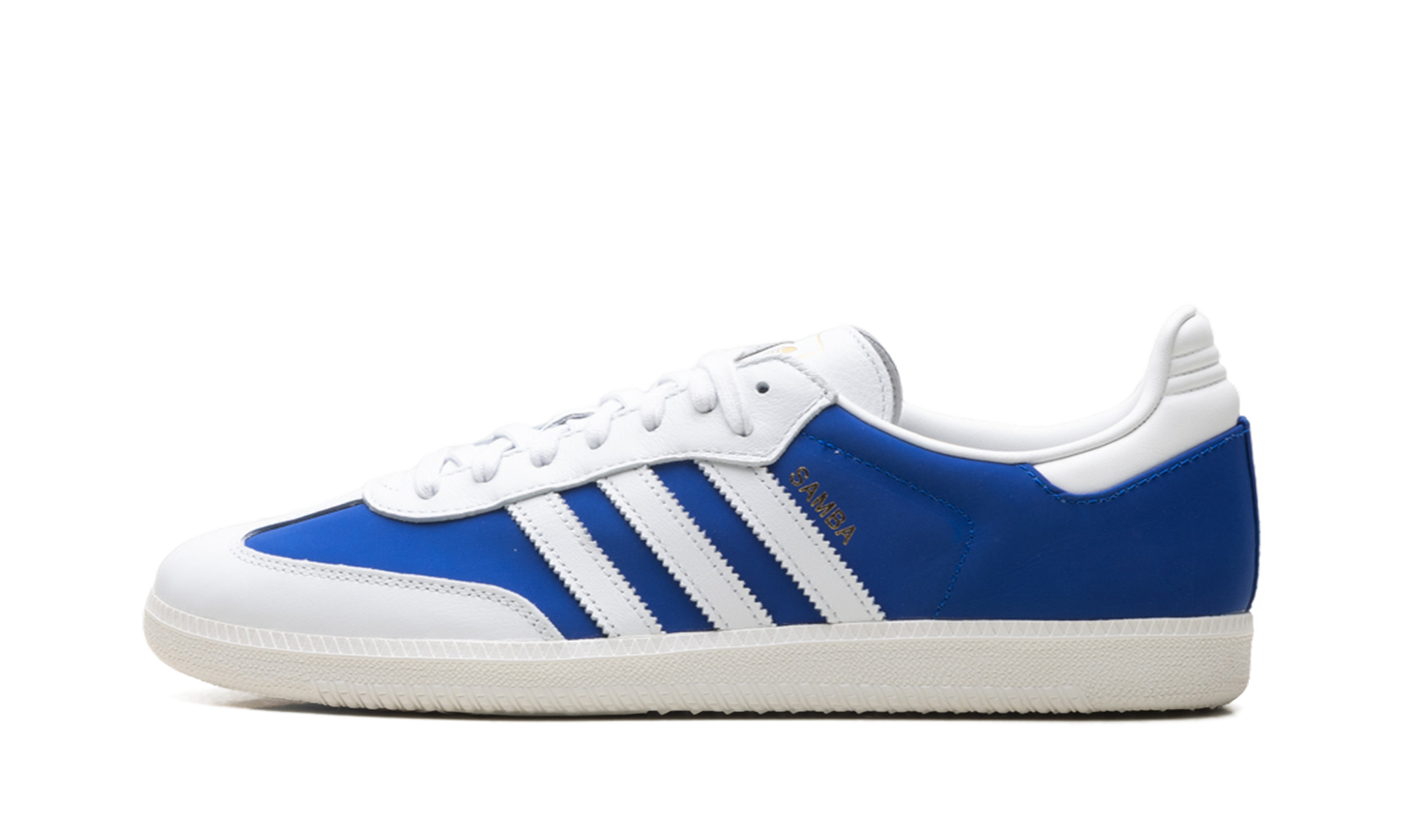 Adidas Samba OG Crystal White Royal Blue JI3203