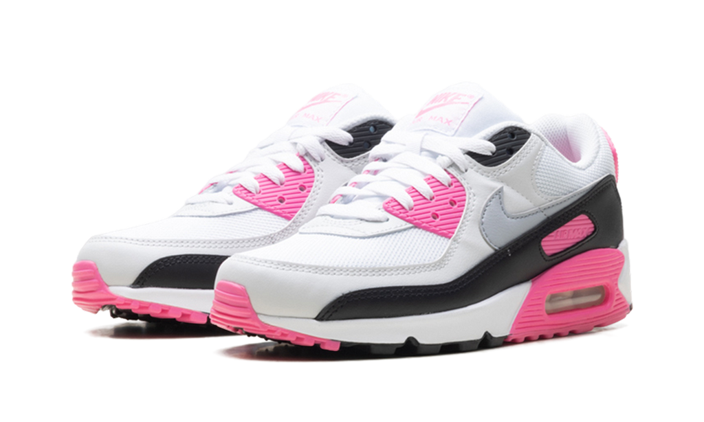 Nike Air Max 90 WMNS White Pink Glow Wolf Grey IM4613 100