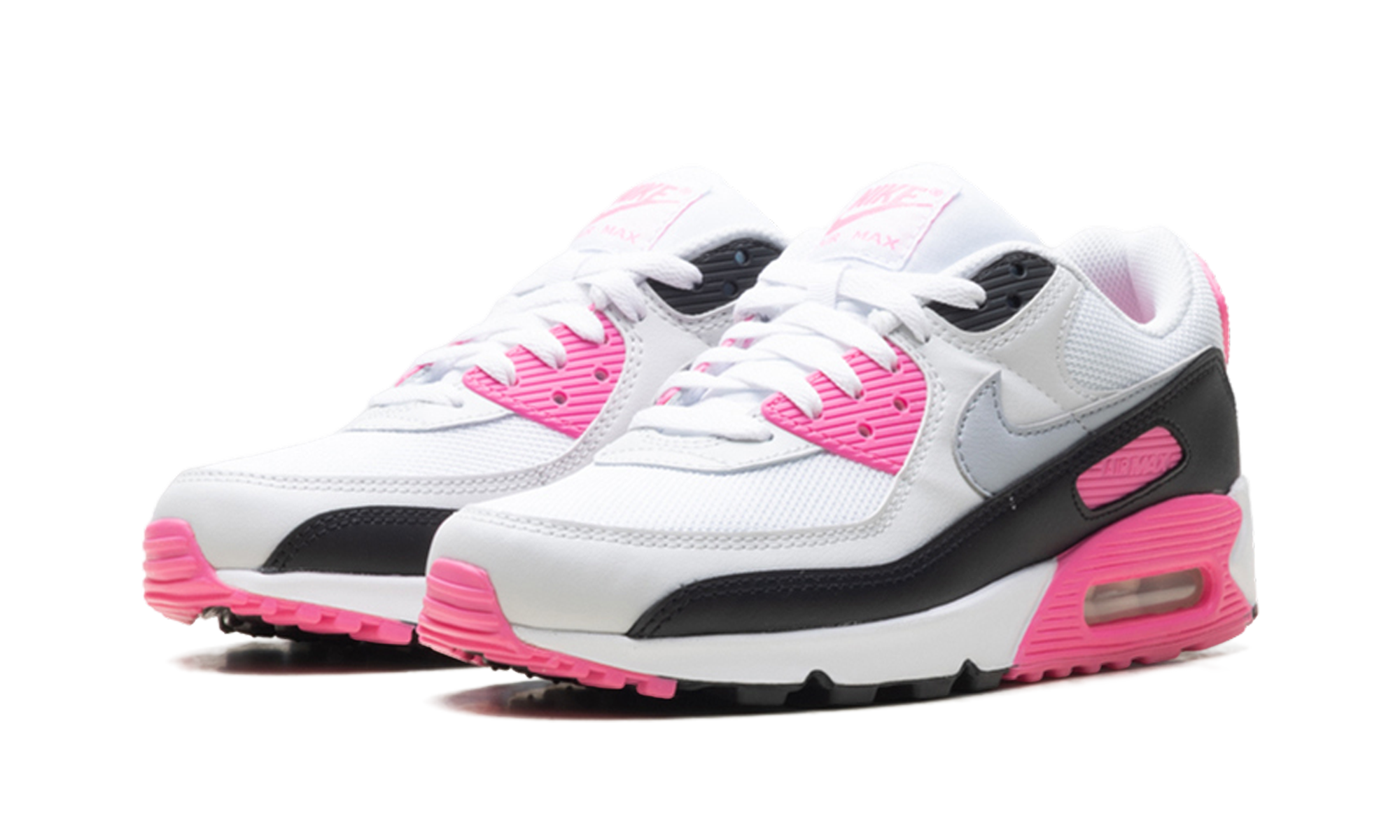 Nike Air Max 90 WMNS White Pink Glow Wolf Grey IM4613 100