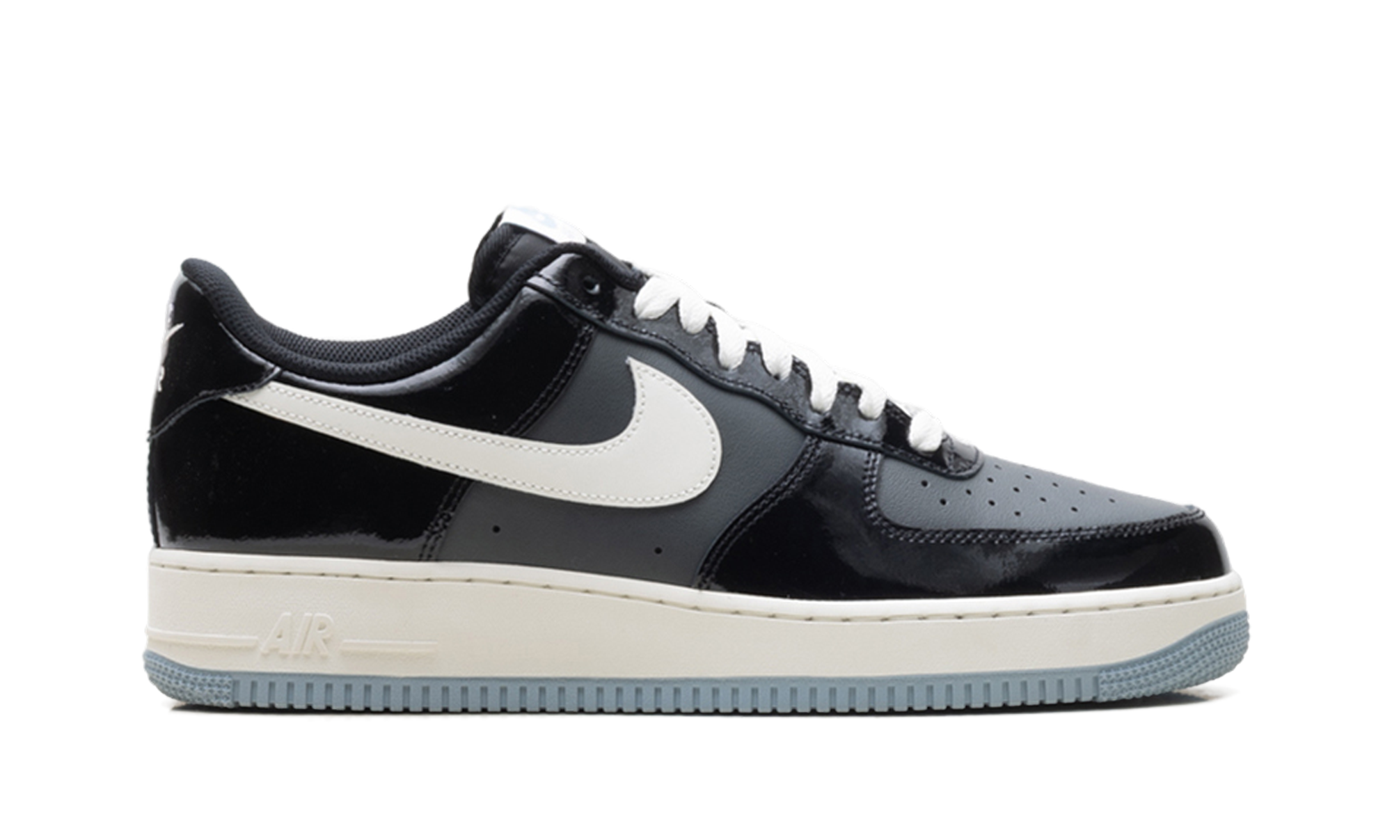 Nike Air Force 1 Low Black Iron Grey Patent IB7676 001
