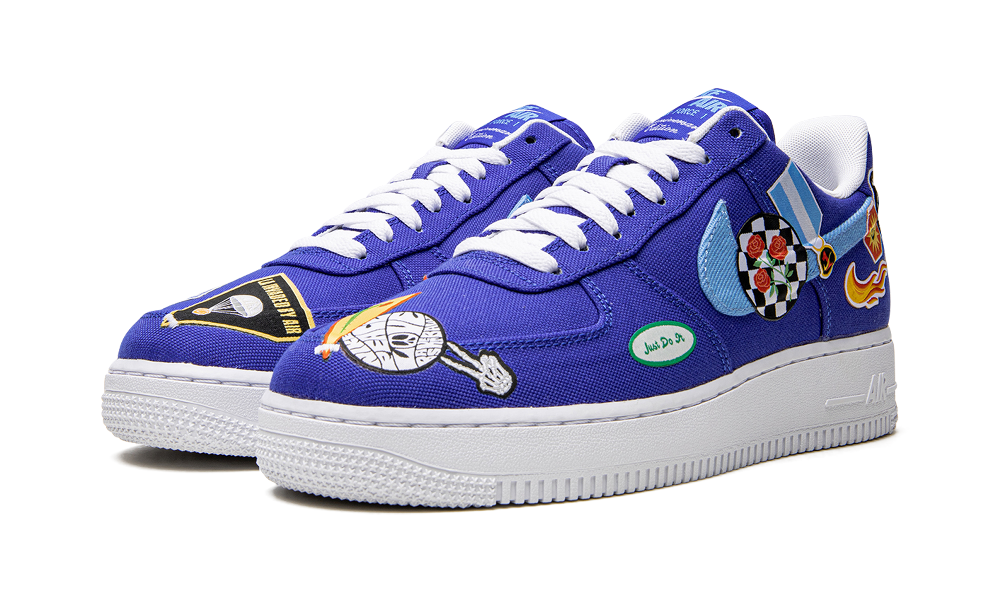 Nike AIR FORCE 1 LO '07 PRM MNS WMNS Los Angeles Patched Up DX2306 400