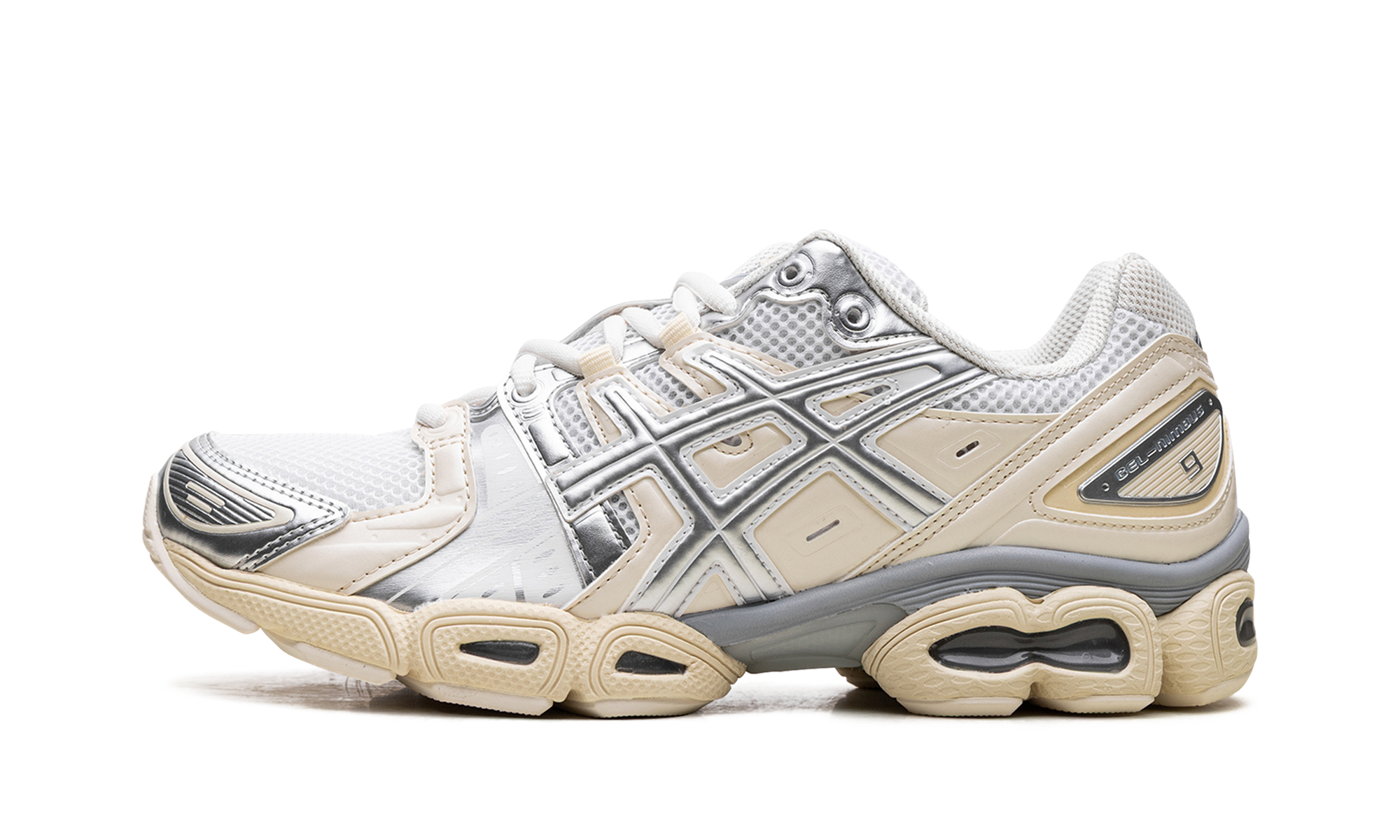 Asics Gel-Nimbus 9 White Pure Silver 1201A424 106