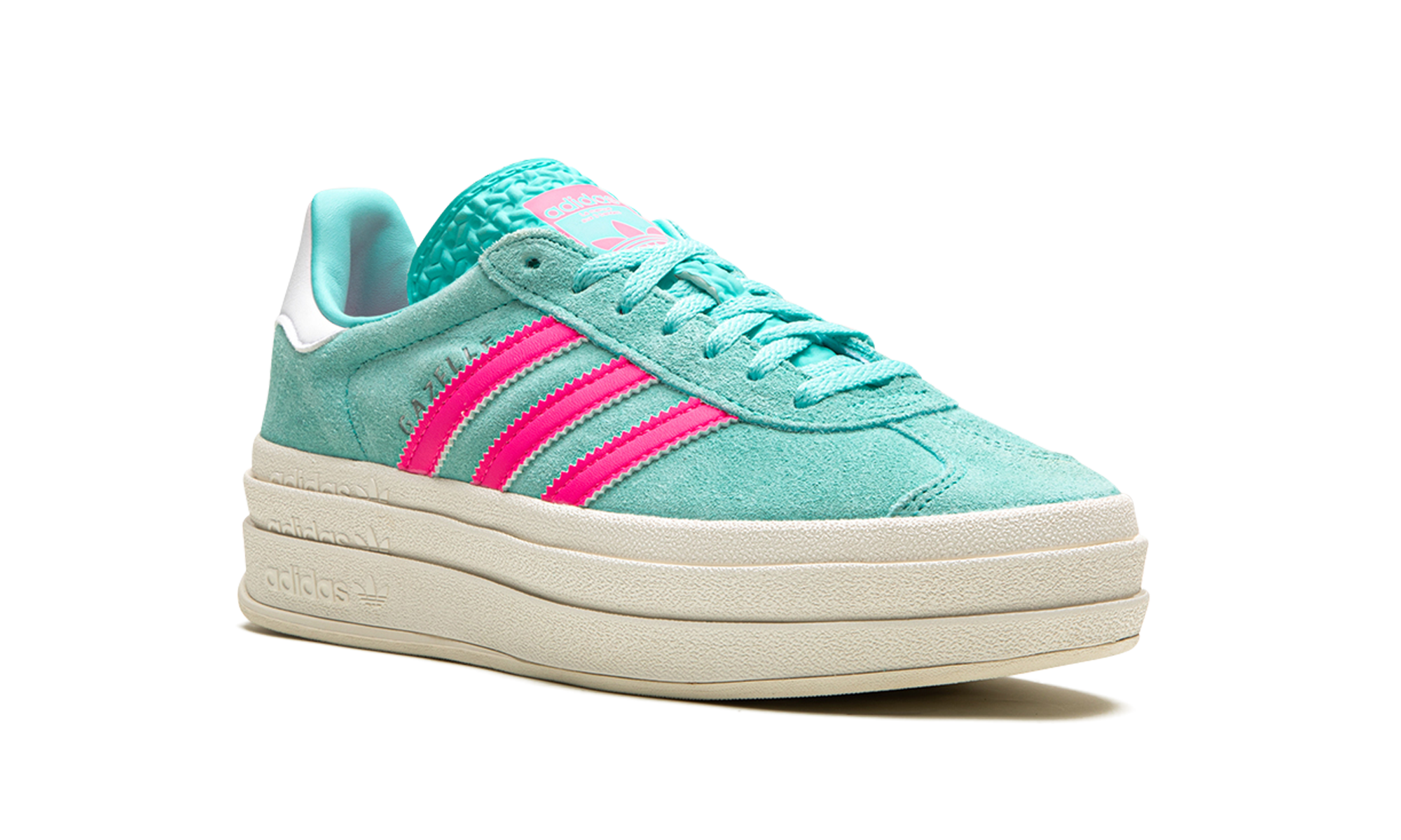 Adidas GAZELLE BOLD WMNS Flash Aqua / Lucid Pink ID7026