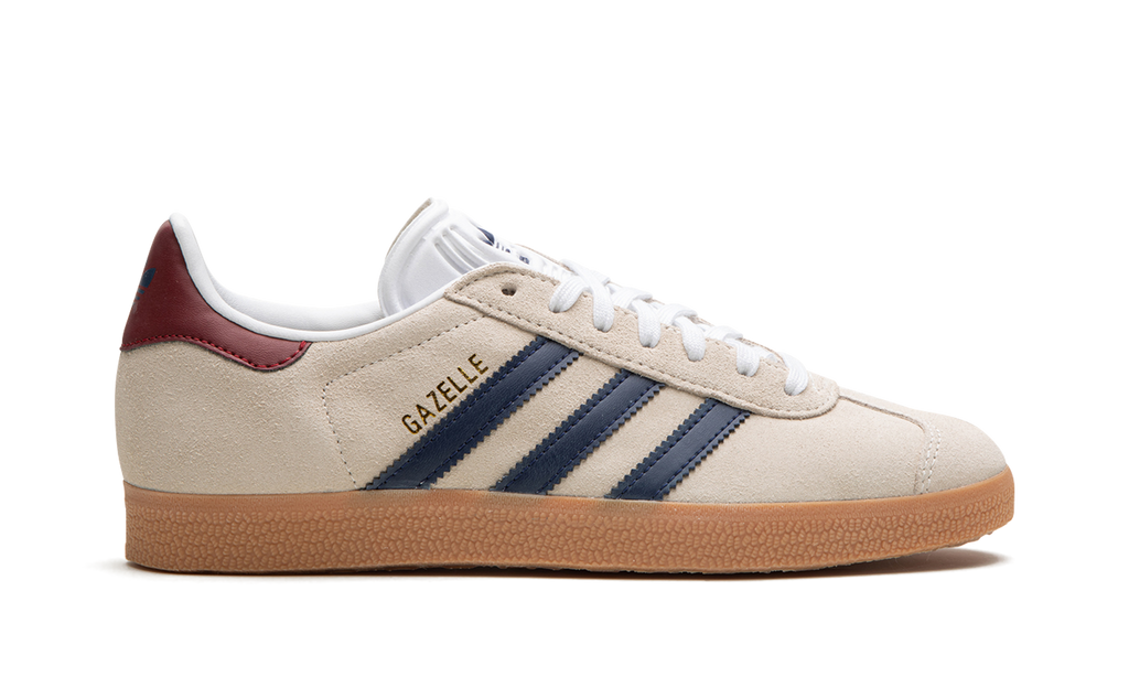 Adidas Gazelle Off White / Dark Blue / Gum IE0546
