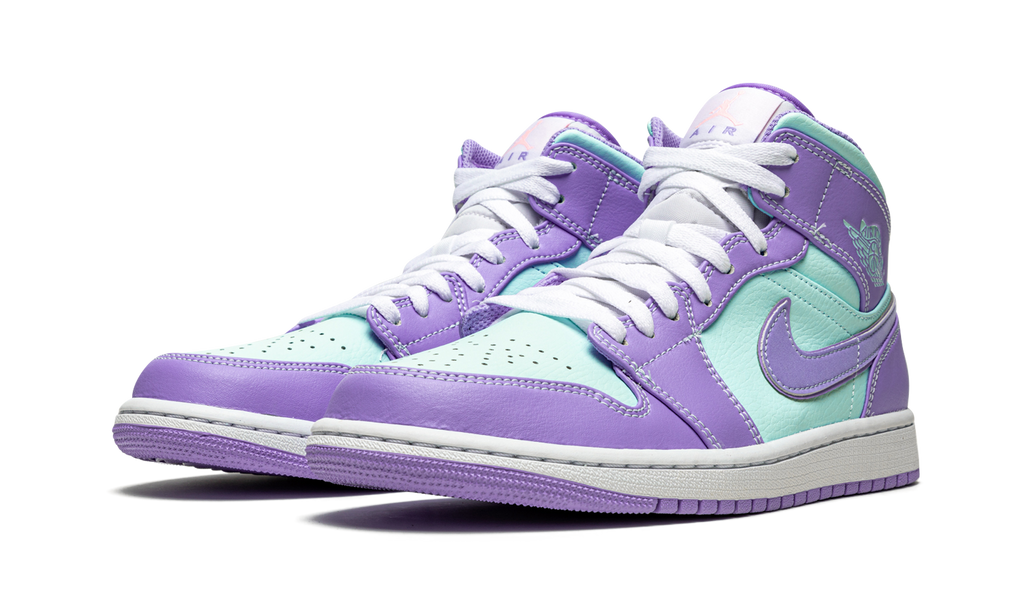 Air Jordan 1 Mid Purple Pulse / Glacier Blue 554724 500