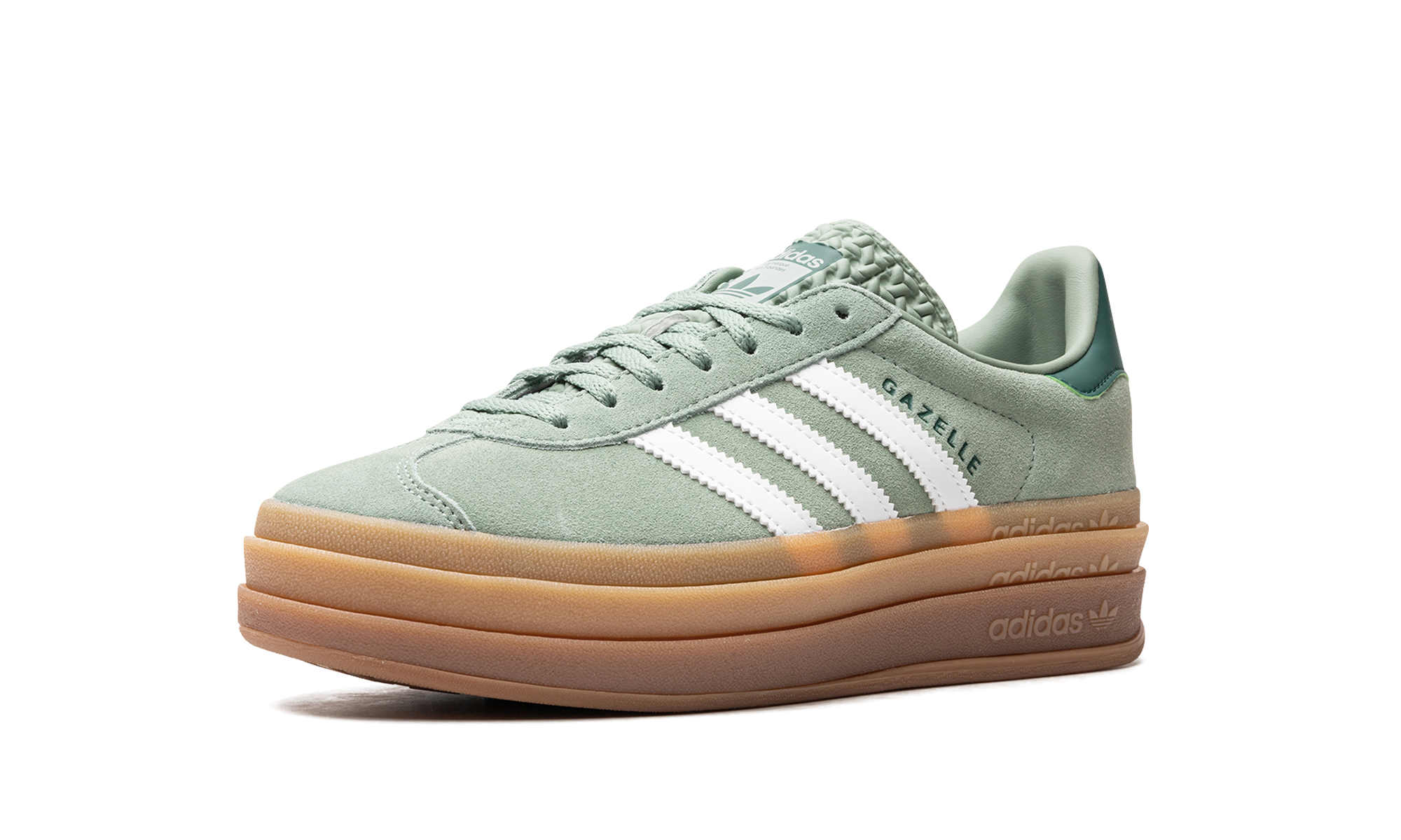 Adidas GAZELLE BOLD WMNS Silver Green Gum ID6998