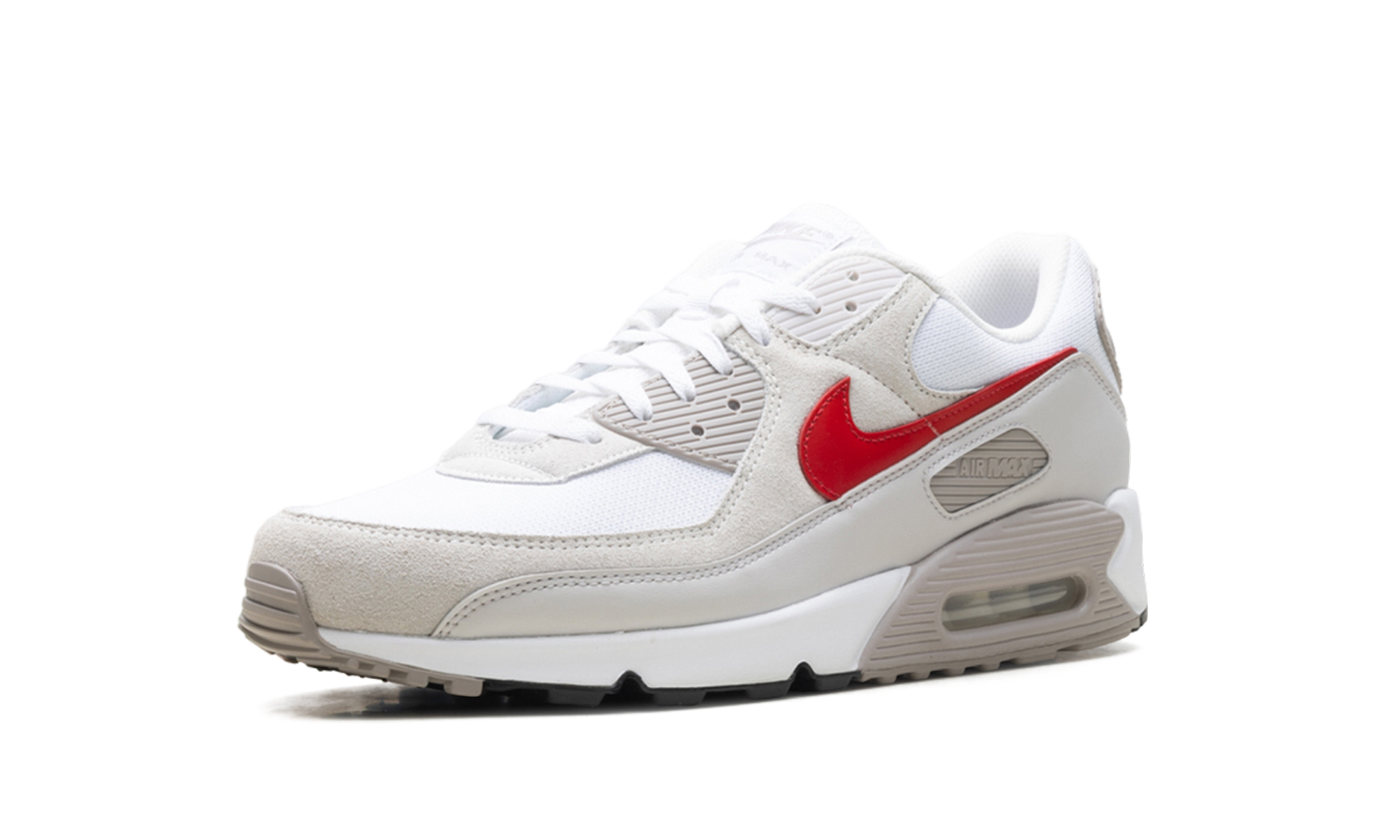 Nike Air Max 90 White College Grey Vast Grey University Red DM0029 113