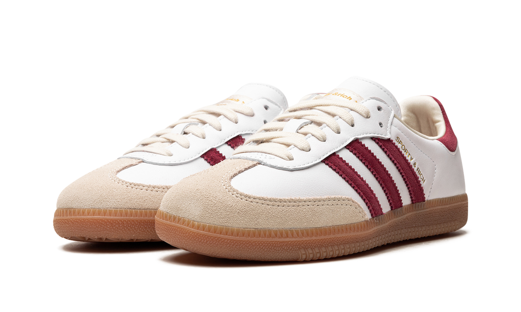Adidas Samba OG Sporty & Rich - White Core Burgundy IF5660