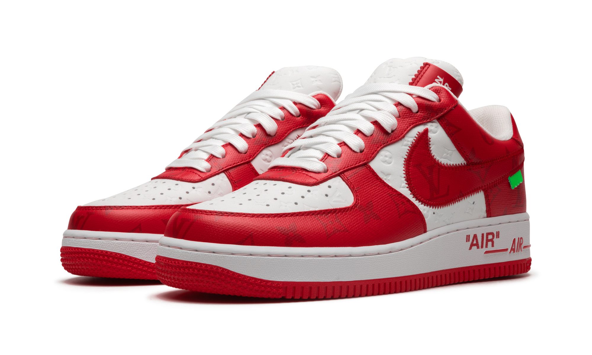 Nike Louis Vuitton Air Force 1 Low Virgil Abloh - White/Red 1A9VA9