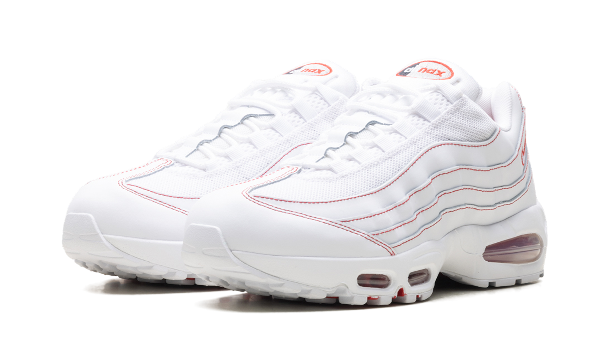 Nike Air Max 95 OG Big Bubble White University Red IB7936 100