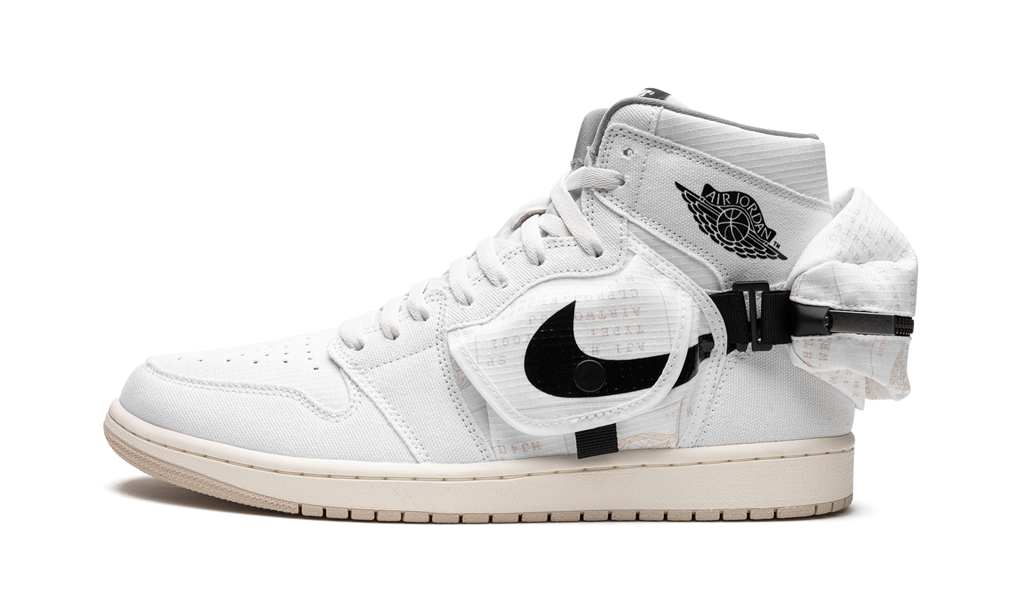 Air Jordan 1 Utility WHITE BLACK DO8727 100