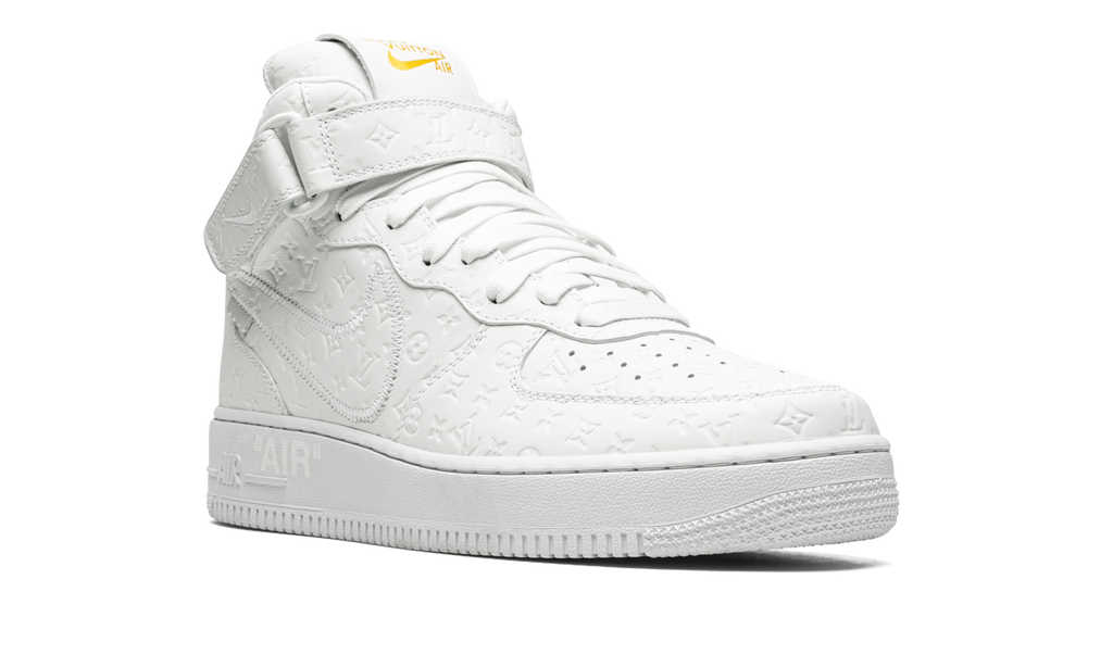 Nike Louis Vuitton Air Force 1 Mid Virgil Abloh - White/White 1A9V90