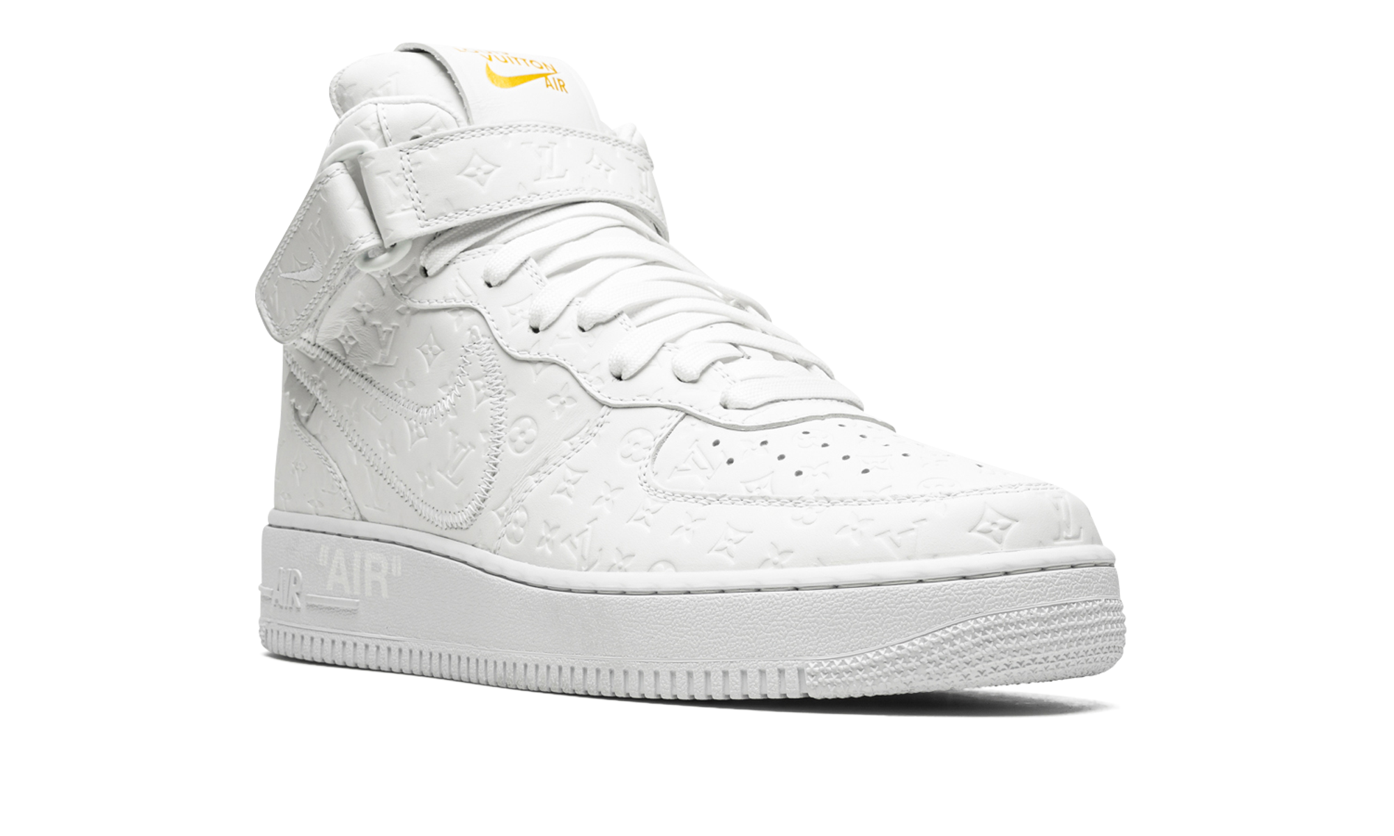Nike Louis Vuitton Air Force 1 Mid Virgil Abloh - White/White 1A9V90