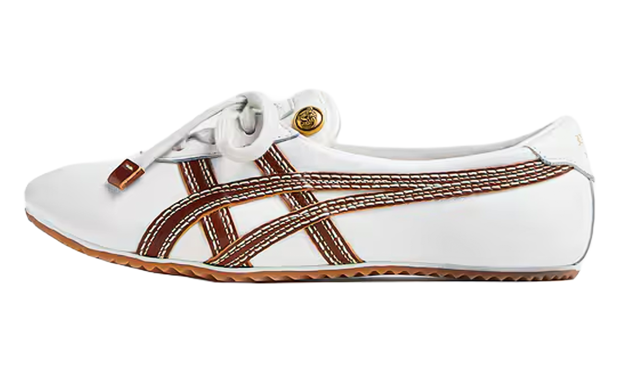 Onitsuka Tiger Tai-Chi Sakura Nappa WMNS Versace Brown White 1025116 1A17737 2W3HJ