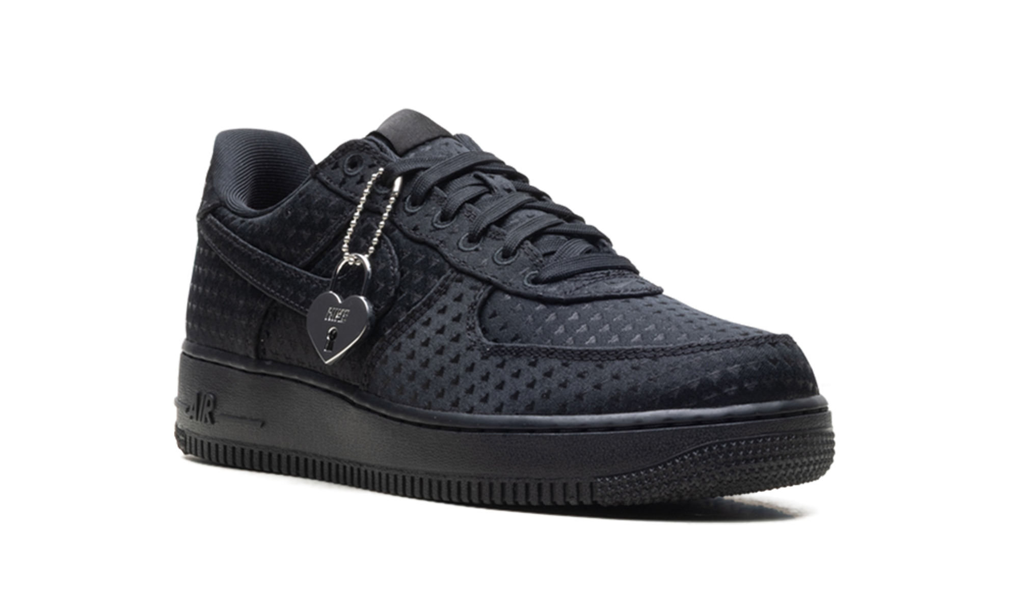 Nike Air Force 1 Low WMNS Valentine's Day - Triple Black IQ9965 001