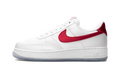 Nike AIR FORCE 1 LO '07 WMNS Satin White Varsity Red DX6541 100