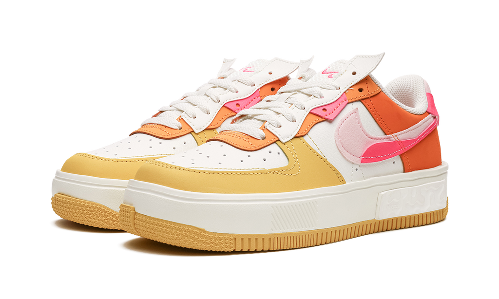 Nike AIR FORCE 1 FONTANKA MNS WMNS Summit White/Solar Flare/Medium Soft Pink/Hyper Pink DX2675 100