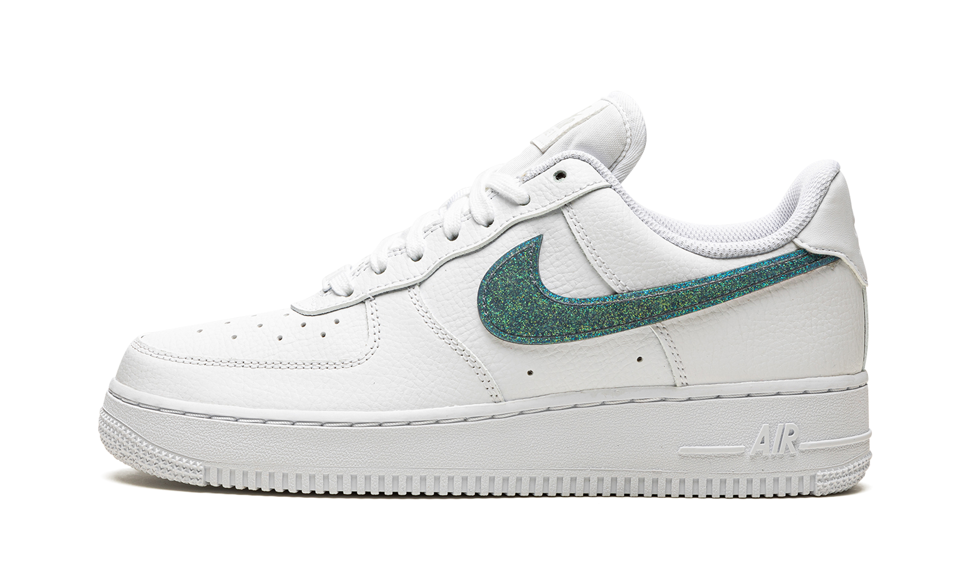 Nike AIR FORCE 1 '07 ESS WMNS Glitter Swoosh - Celery DH4407 100