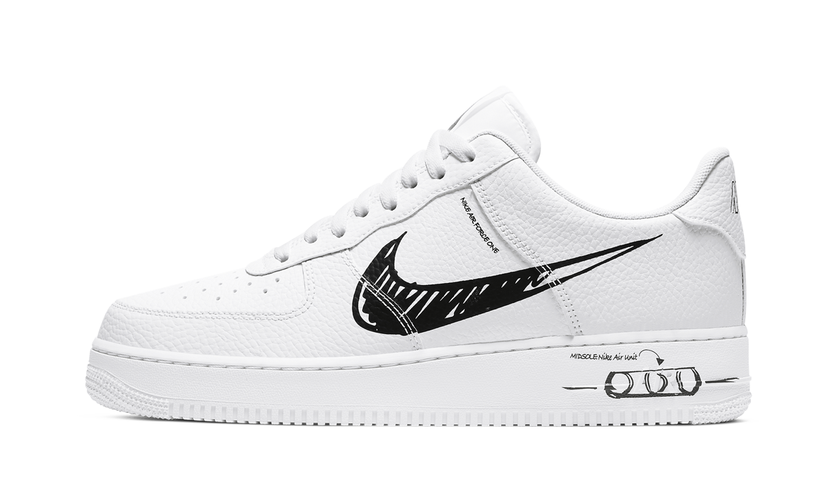 Nike Air Force 1 Low Sketch Pack - Black CW7581 101